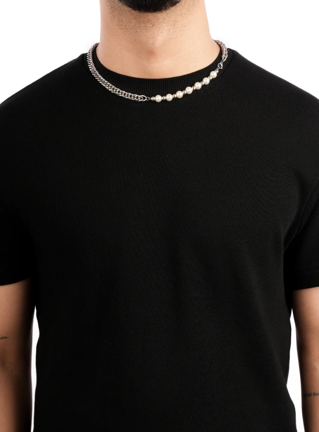 1/4 Pearl Metalic Necklace - Image 3