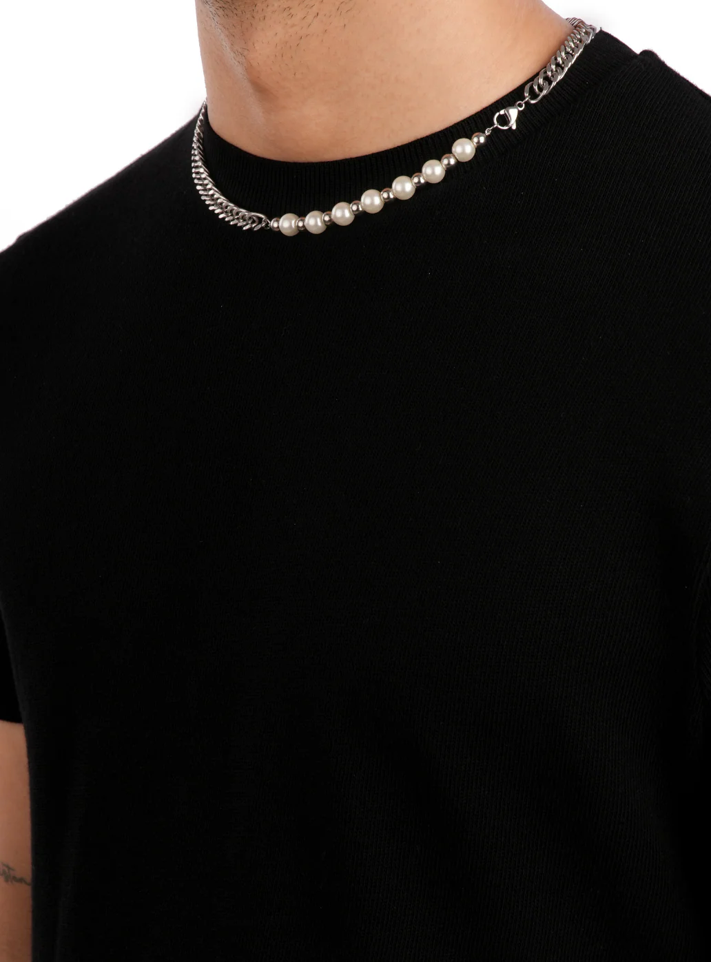 1/4 Pearl Metalic Necklace - Image 5